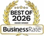 BusinessRate Best of 2026 Award Winner